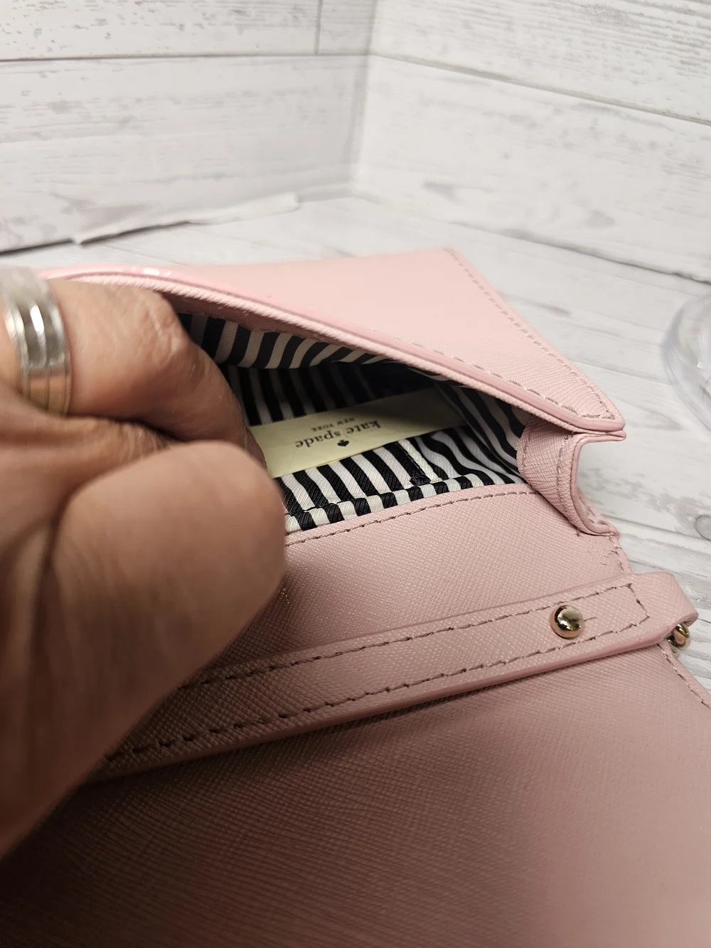 kate spade New York Pink Perforated Crossbody Bag